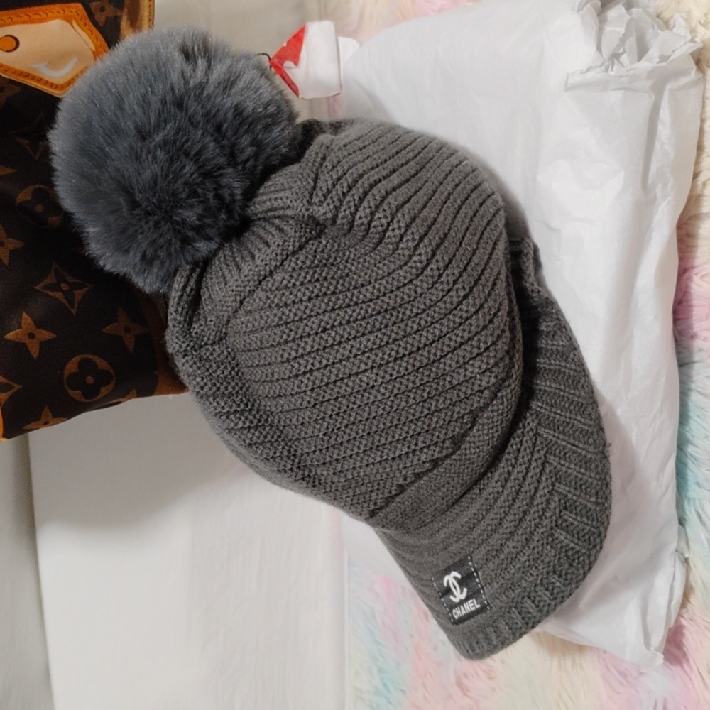 (#2) NWT Large Silk Scarf & Adorable Fashion Beanie - Picture 5 of 7